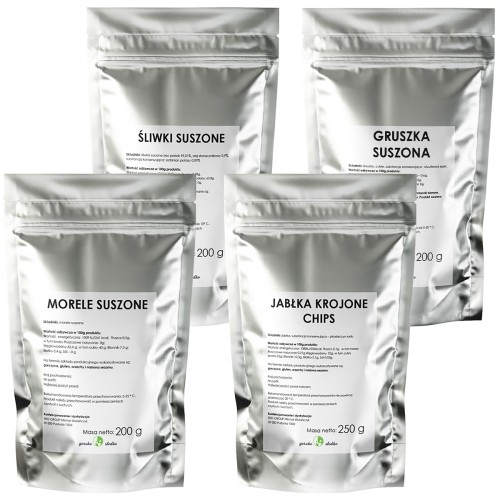 Mieszanka kompotowa - zestaw owoców suszonych